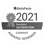 2021 SatisFacts Resident Satisfaction Award Winner